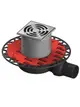 TECE-TECEdrainpoint-S-113-Ablaufset-superflach-mit-Seal-System-Universalflansch-Edelstahlrostrahmen-ohne-Zulauf-3601106 gallery number 1